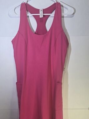 90 Degree By Reflex Hot Pink Racerback Mini Dress with Pockets